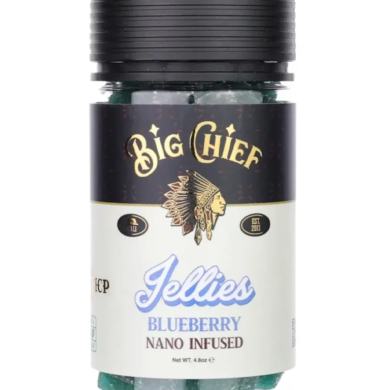 Blueberry Big Chief Extra Strength THC-P Gummies 15000MG